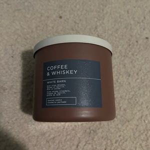 NEW Bath and Body Works Coffee and Whiskey 3-Wick Candle